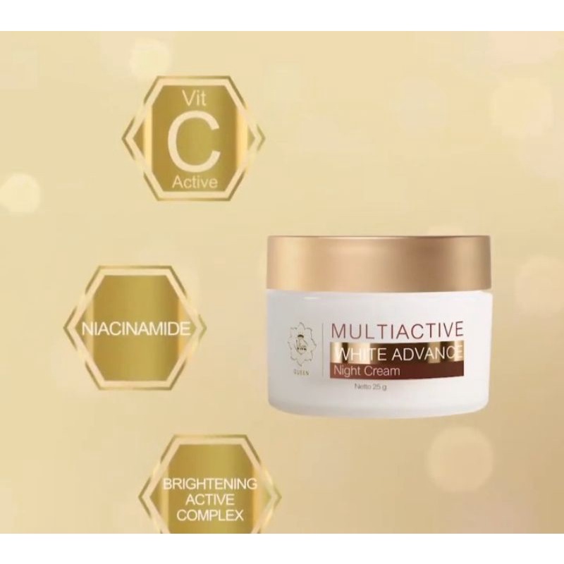 ❤️ORIGINAL❤️Viva whitening Advance Night Cream / viva cream malam / krim malam viva / mencerahkan /m