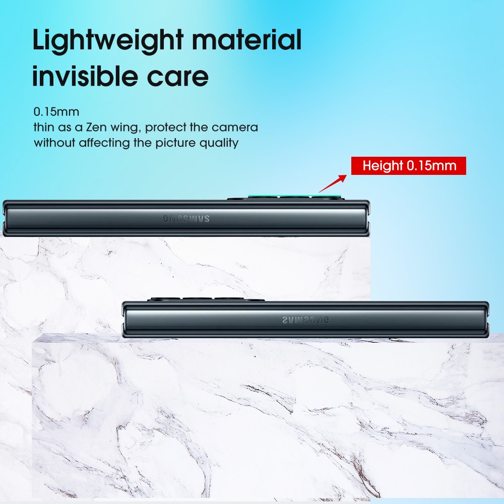 Film Tempered Glass Pelindung Lensa Kamera Belakang Samsung Galaxy Z Fold 4