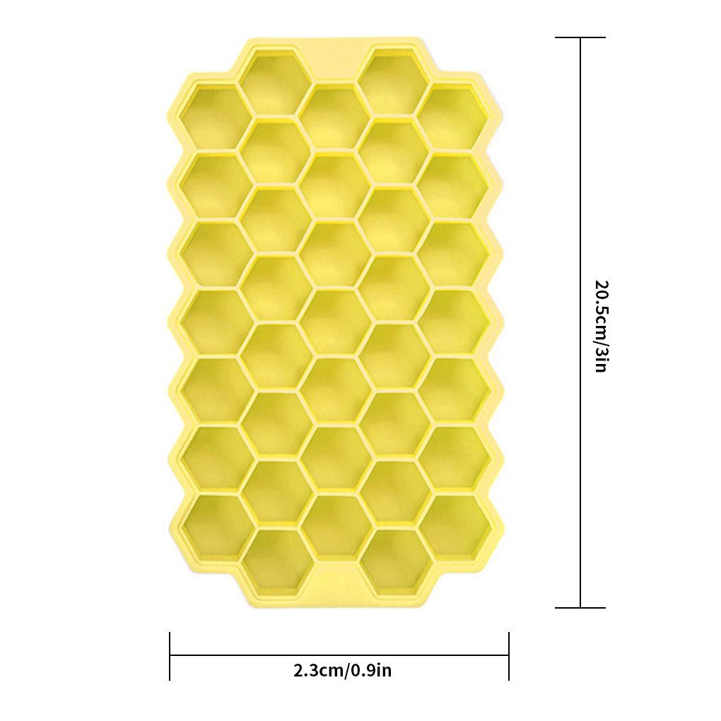 Alat Rumah Tangga Cetakan Es Sarang Lebah Silikon Food Grade Fleksibel Cetakan Es Untuk Vodka Cetakan Pembuat Es Nyaman