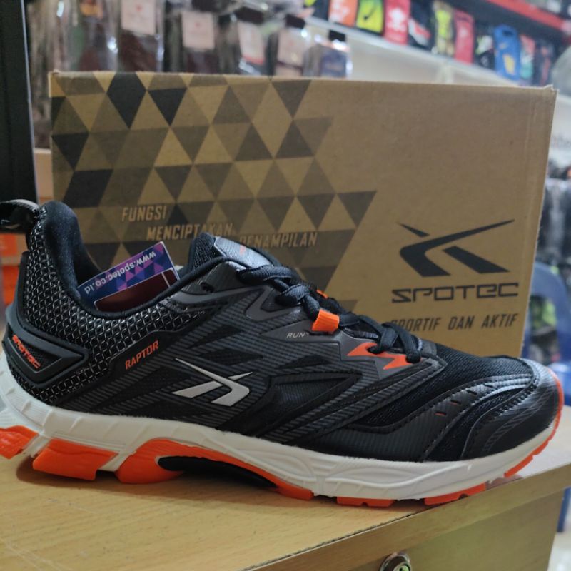 Spotec Raptor Hitam/oranye