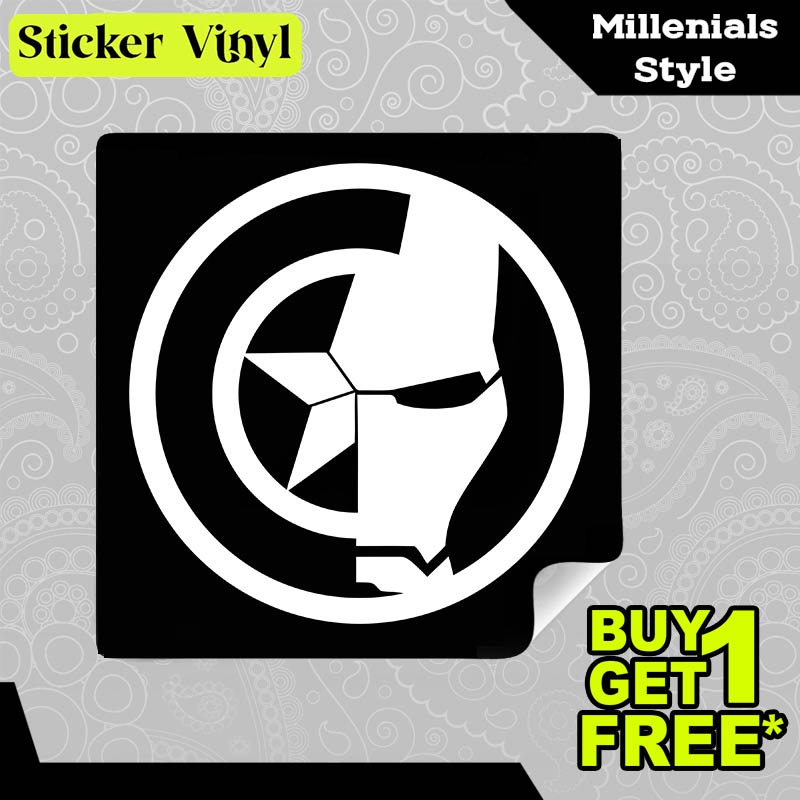 

Stiker Sticker CAPTAIN IRONMAN Gambar Unik Desain Keren dan Kekinian Aesthetic Bahan Vinyl Satuan Anti Air