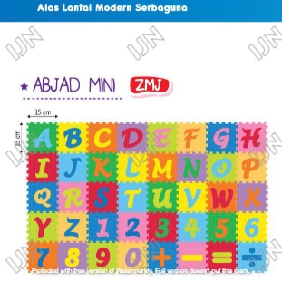 Puzzle Matras EVAMAT Abjad Angka MINI Tikar Karpet Evamats Playmat Mainan Anak Bayi Murah