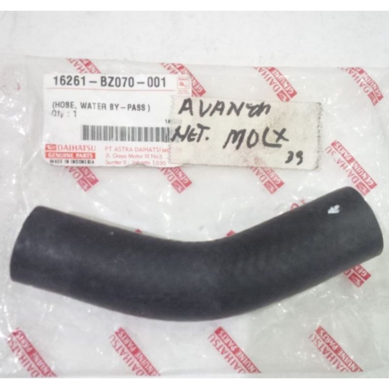 Selang Water pump / selang Bypass Avanza / xenia Asli Daihatsu