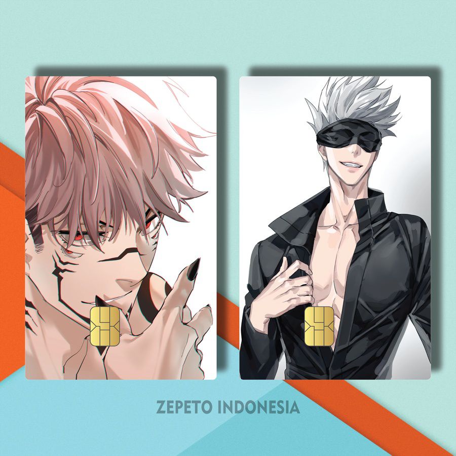 21-36 COVER CARD ANIME GAMBAR TOKOH JUJUTSU KAISEN D4OYN/ZZK3M/ COVER ATM ANIME JUJUTSU KAISEN / STI