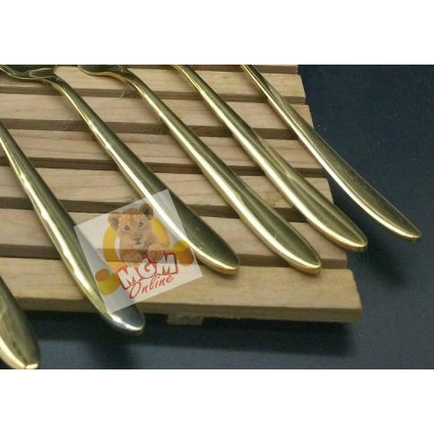 Sendok Makan Gold & Garpu Makan Gold HOTEL Stainless Steel 18-10 24134