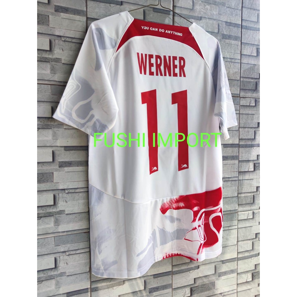 Jersey Baju Bola RB Leipzig Home 2022 2023 Grade Ori