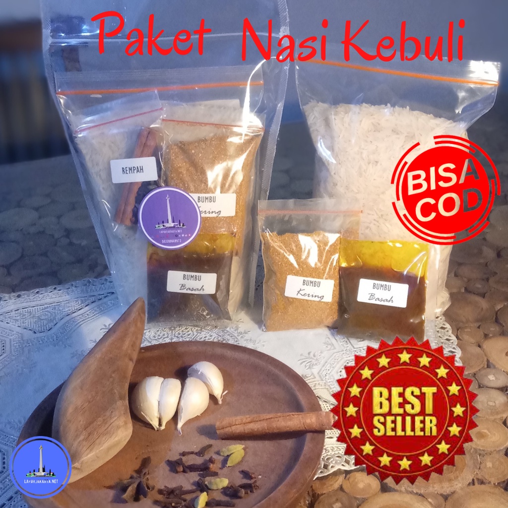 

Paket Beras Basmati 1kg dan Bumbu Nasi Kebuli
