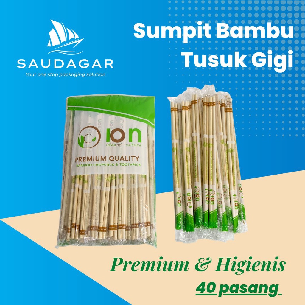 Sumpit Bambu Tusuk Gigi Premium