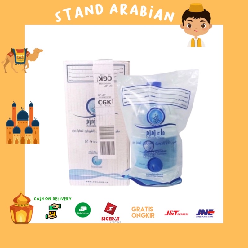 

Air Zam zam 5L Barcode tag CGK (Via Udara)