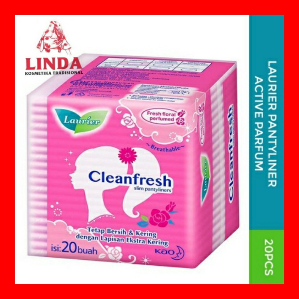 LAURIER CLEAN FRESH SLIM PANTY LINERS / LAURIER PANTYLINER PARFUM &amp; NON PARFUM