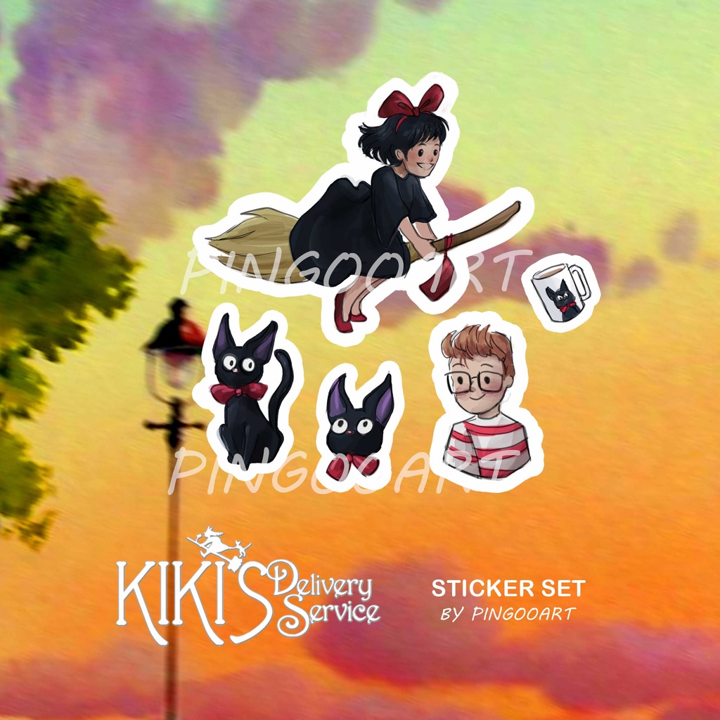 

Pingoo - Ghibli Kiki's Delivery Service Sticker Set