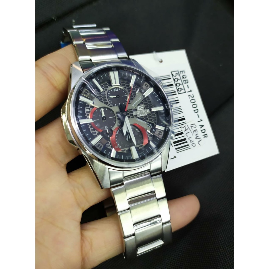 Jam Tangan Pria Casio Edifice EQB-1200D-1ADR Original