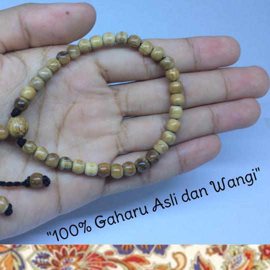 Gelang Tasbih Kayu Gaharu kalimantan wangi Gelang kayu Gaharu wangi