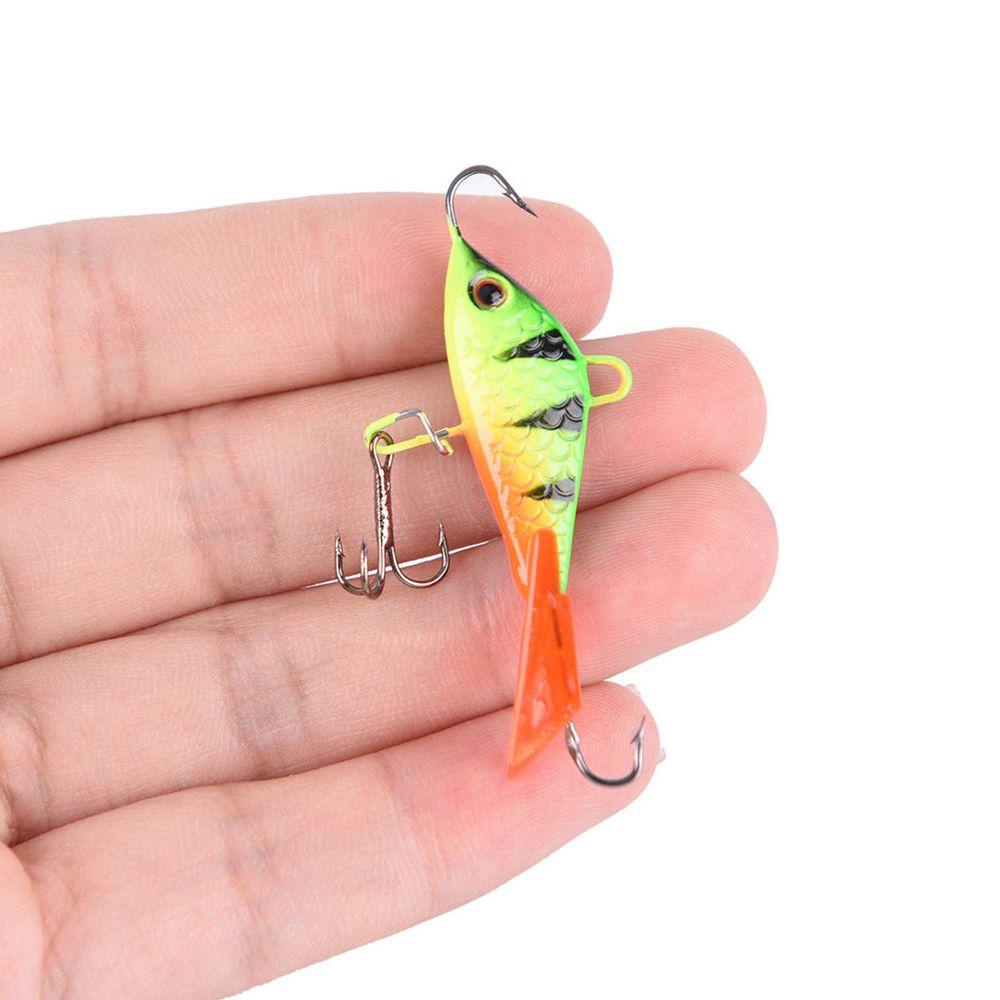 Top 50mm/7.5g Kait Pancing Es Kualitas Tinggi Buatan Balanceraa Jigging Lead