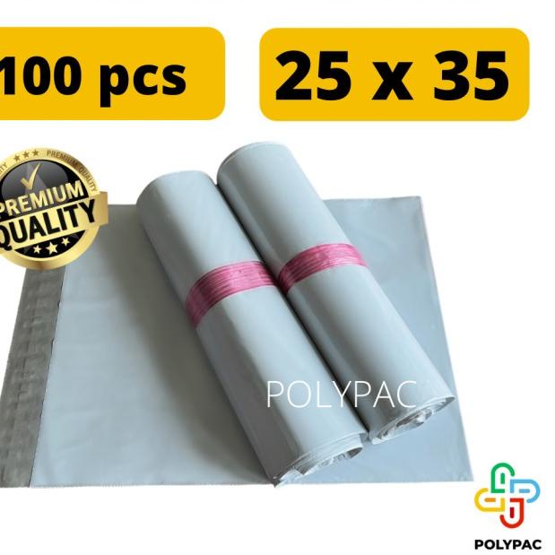 

Polymailer PUTIH GLOSSY [25x35] isi 100 pc - Polymailer Putih Premium