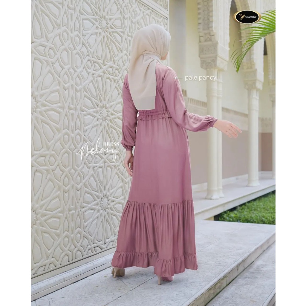 Promo Rachel Midi GAMIS LD 100 CM L,Dress / Dress Wanita Terbaru Bahan Katun Rayon Keren