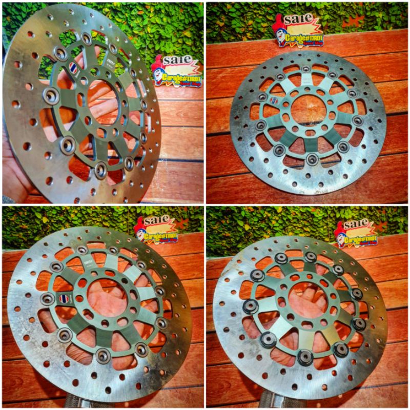 Disc Piringan Cakram Swits Swit 260Mm Floating Grey Lubang 5 Matic Bebek Sport Original Thailand Uni