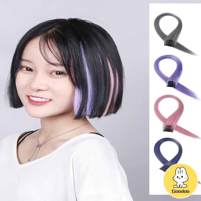 Wig Rambut Palsu Wanita Pemanjang Rambut Palsu Warna Jepit Aneka Desain -Doo