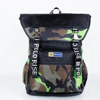Polo RIse Tas Ransel Sekolah-Ransel Remaja-Tas Pria-Tas Wanita-Army