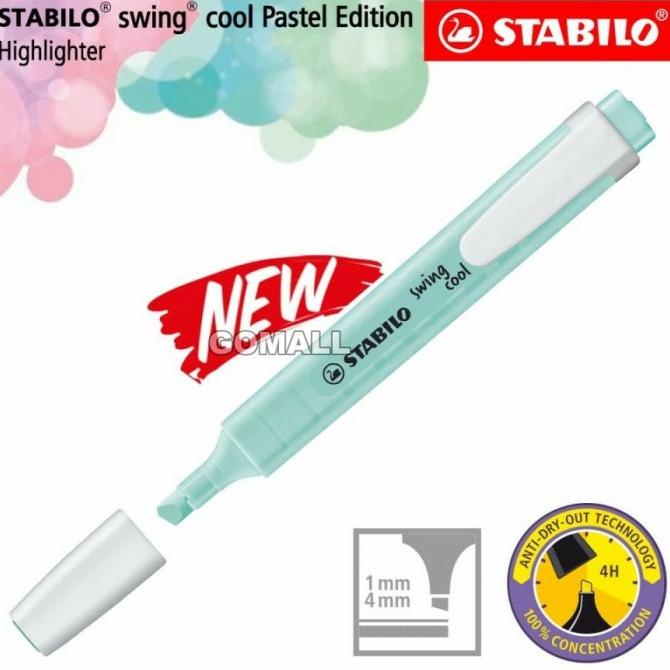 

STABILO Swing Cool Pastel Touch of Turquoise / Highlighter Warna Tosca