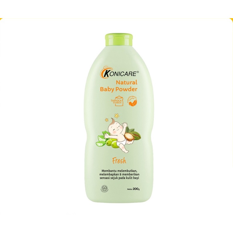 Konicare Natural Baby Powder Pelembut dan Pelembap Bayi