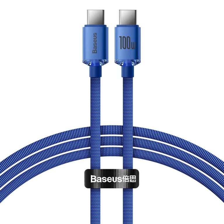 Baseus Crystal Shine Series Fast Charging Data Cable C to C 100W CAJY06