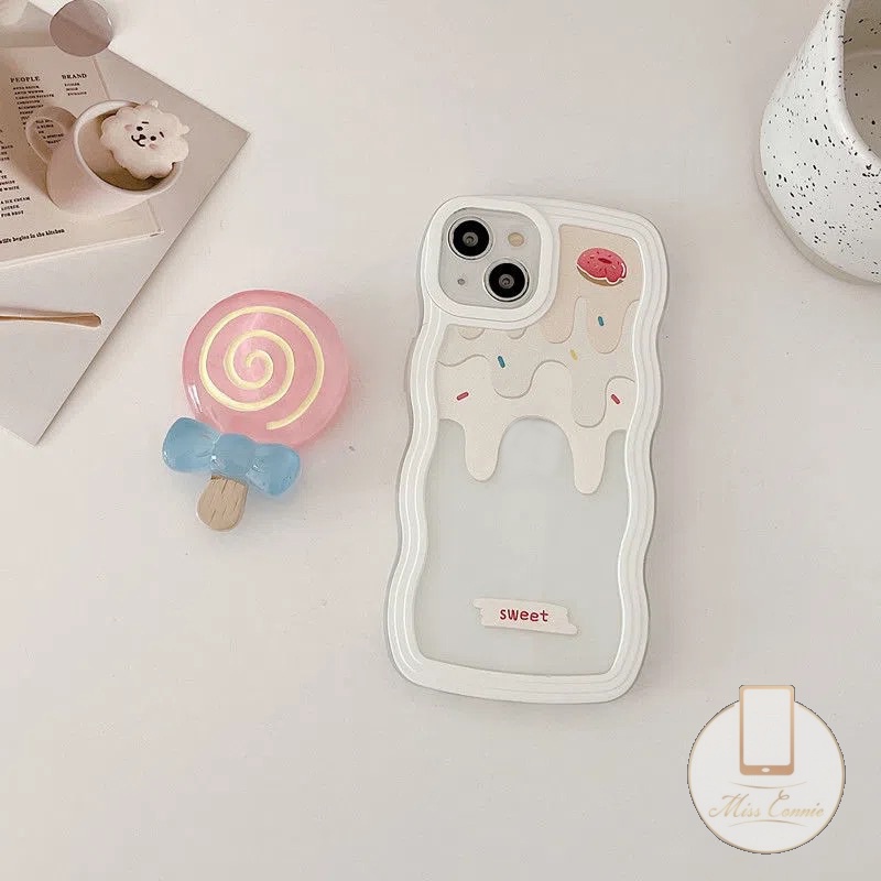 Soft Case Bahan TPU Desain Kartun Lollipop 3D Untuk iPhone 14 Plus 7 8 6 6s Plus 11 14 12 13 Pro MAX X XR XS MAX SE 2020