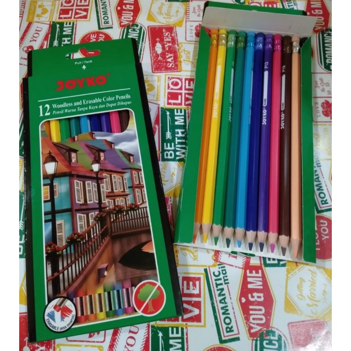 

pensil warna joyko bisa di hapus