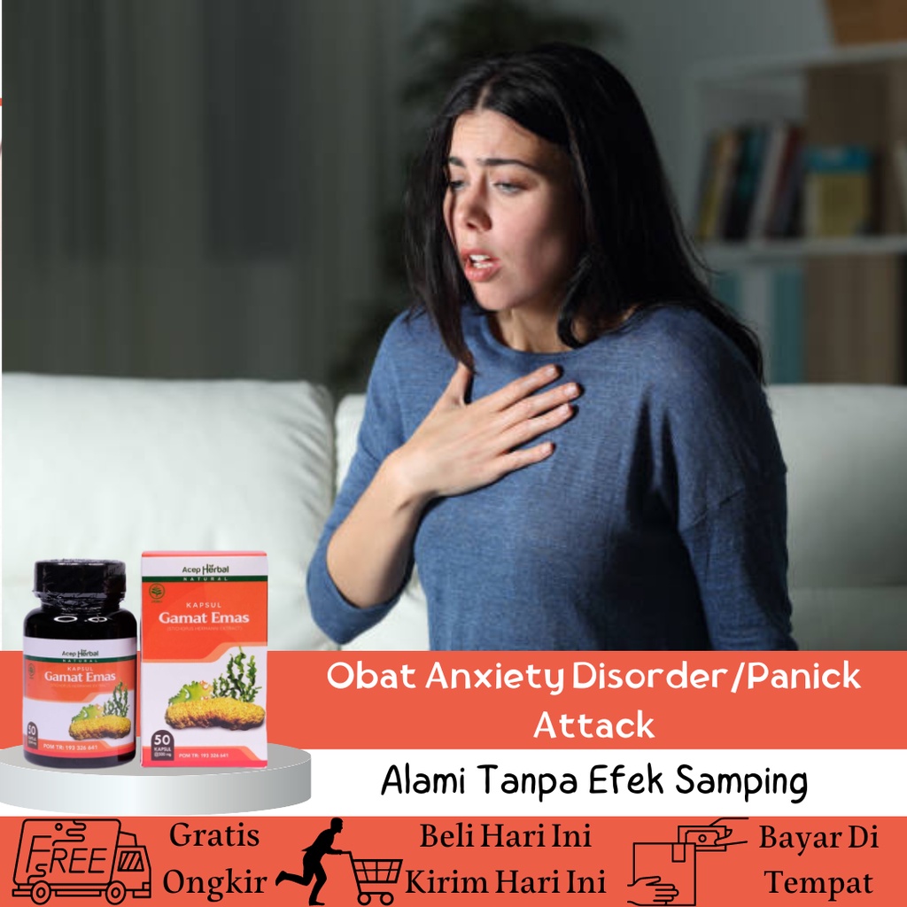 {TERLARIS} Obat Anxiety Disorder, Obat Kecemasan Berlebihan, Obat Panic Attack, Obat Jantung Berdeba
