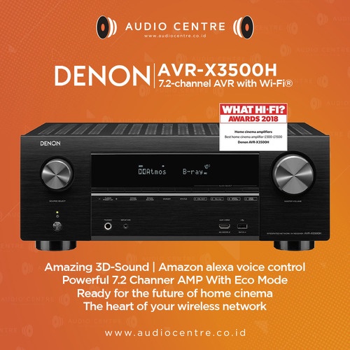 Denon AVR-X3500H AVR X3500H AV Receiver 7.2ch dolby atmos 4k