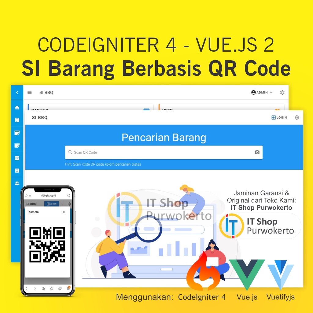 Jual Source Code CodeIgniter 4 Aplikasi Web Sistem Informasi Barang ...