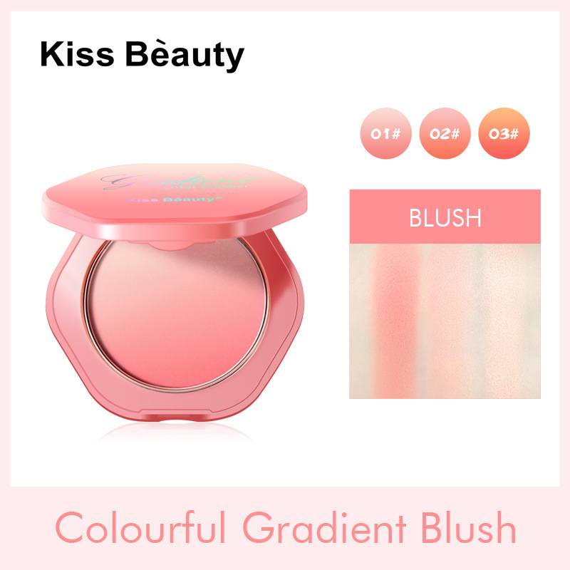 [Per Pc] Blush On Kiss Beauty Gradient Color Blusher