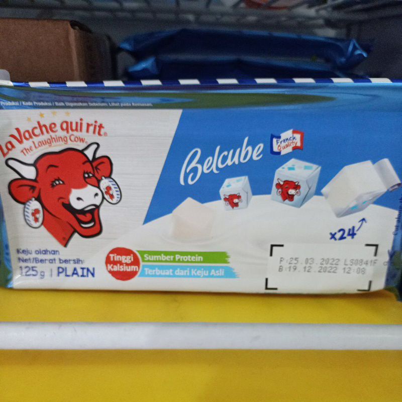TIDAK BISA COD Belcube Plain Cheese 24 Cubes (Keju MPASI)
