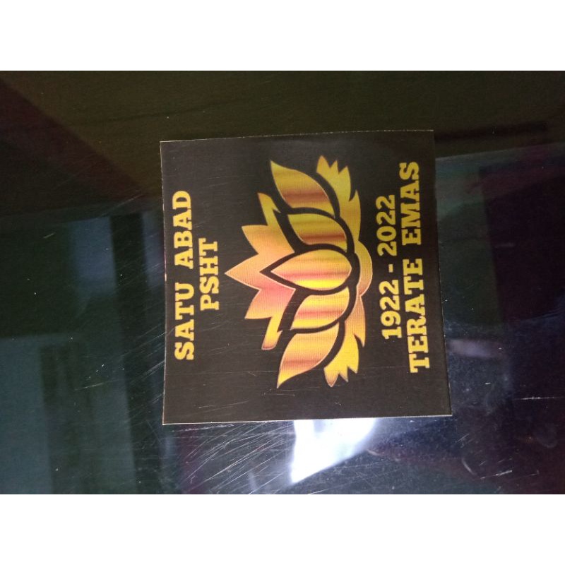 Jual Sticker Hologram Psht Sticker Logo Lambang Satu Abad Psht Sticker