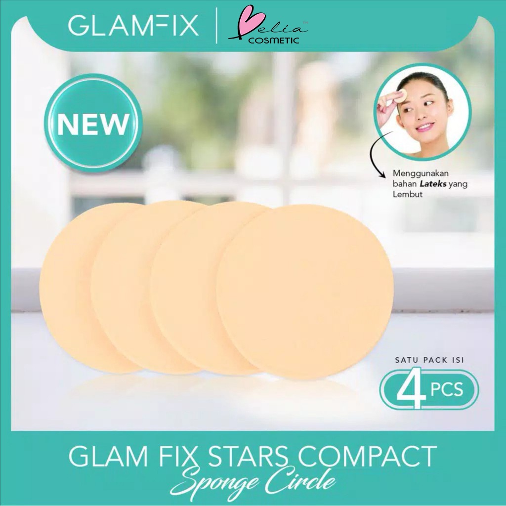 ❤ BELIA ❤ Glam Fix Puff Camelia | Fix Summer Pocket Professional Powder Sponge Glamfix Y.O.U Makeups