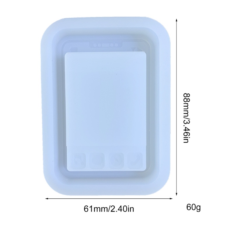 Siy Cetakan Resin Epoxy Bahan Silikon Untuk Dekorasi Gantungan Kunci / Perhiasan