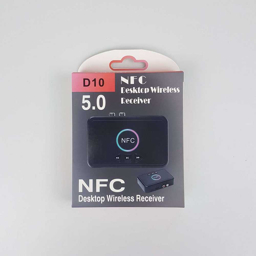 VAORLO Audio Bluetooth 5.0 Receiver NFC Stereo Car Kit Speaker - BT200 Sehinggga Dapat Mendengarkan Suara Melalui HP Tanpa Mencolok Audio Kabel Ke Pengeras Suara