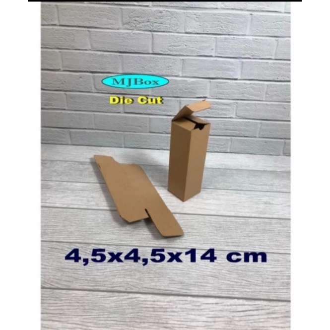 

Kardus karton Uk. 4,5x4,5x14 cm.........Die Cut Kotak Botol
