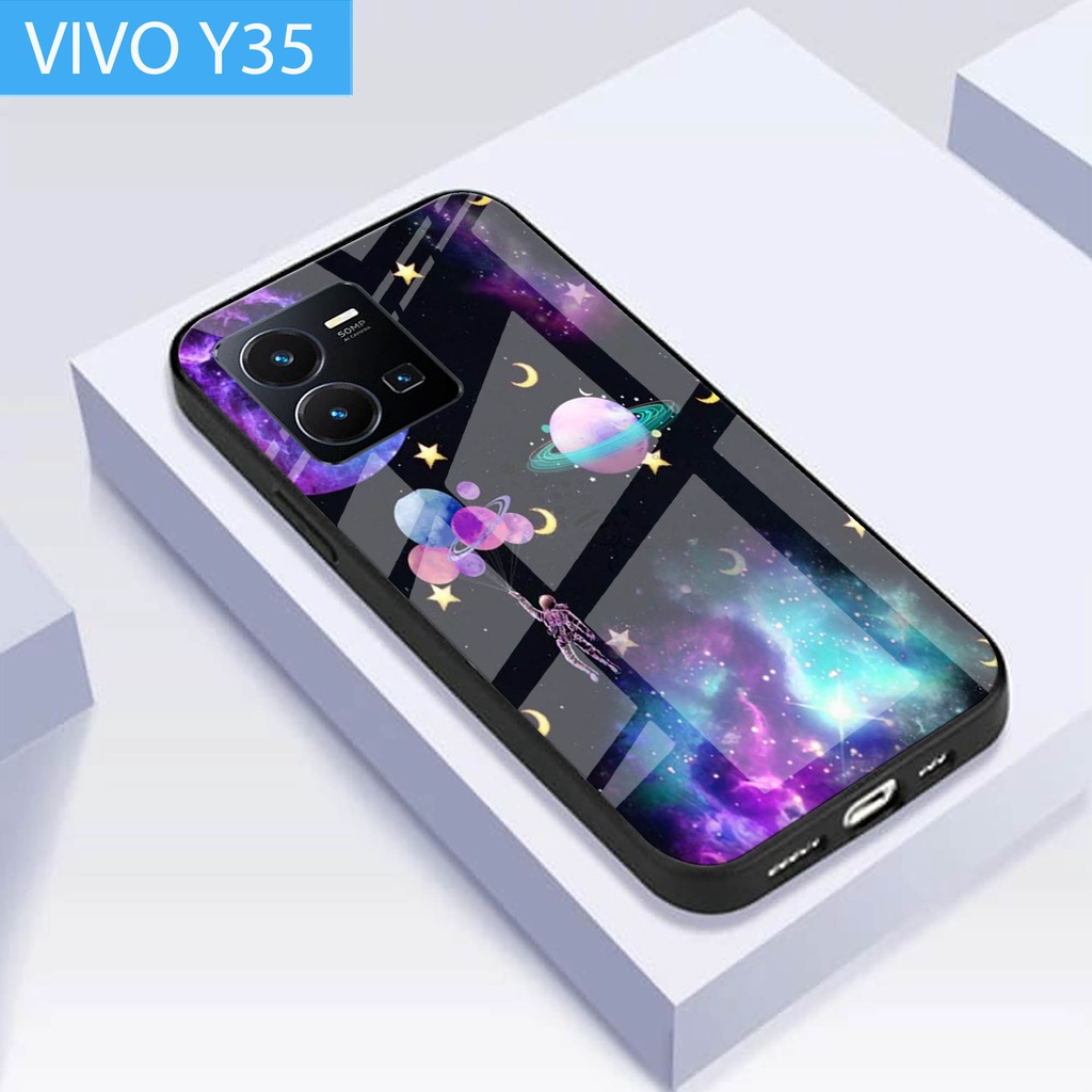 [G57] SOFTCASE VIVO Y35 - SOFTCASE GLASS KACA VIVO Y35 - SOFTCASE KACA VIVO Y35 - CASE GLASS KACA VI