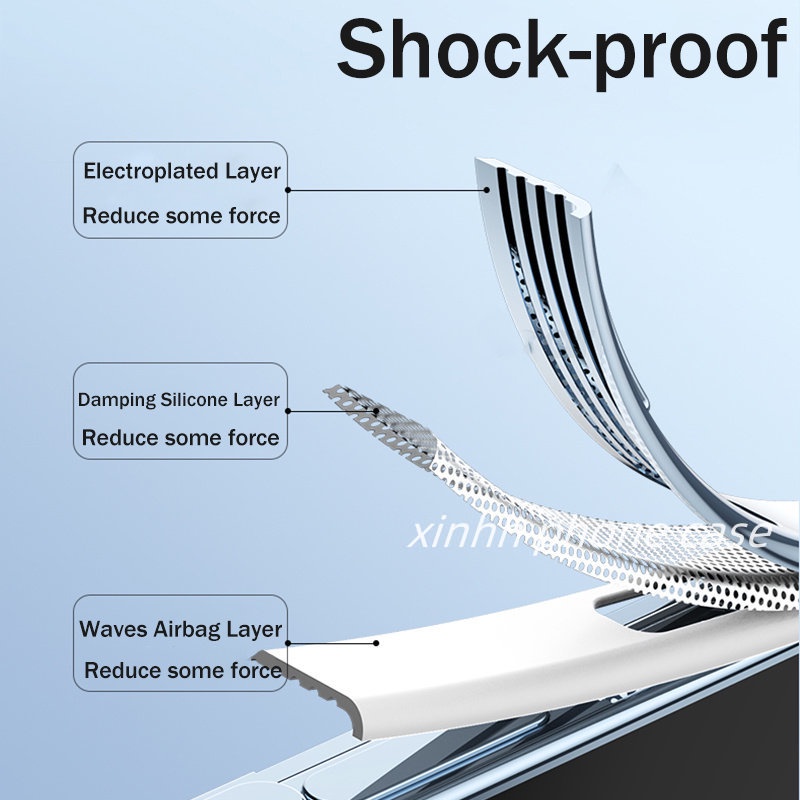 Soft Case Transparan Dengan Ring Magnetik Electroplating Untuk iPhone 14 13 12 Pro Max