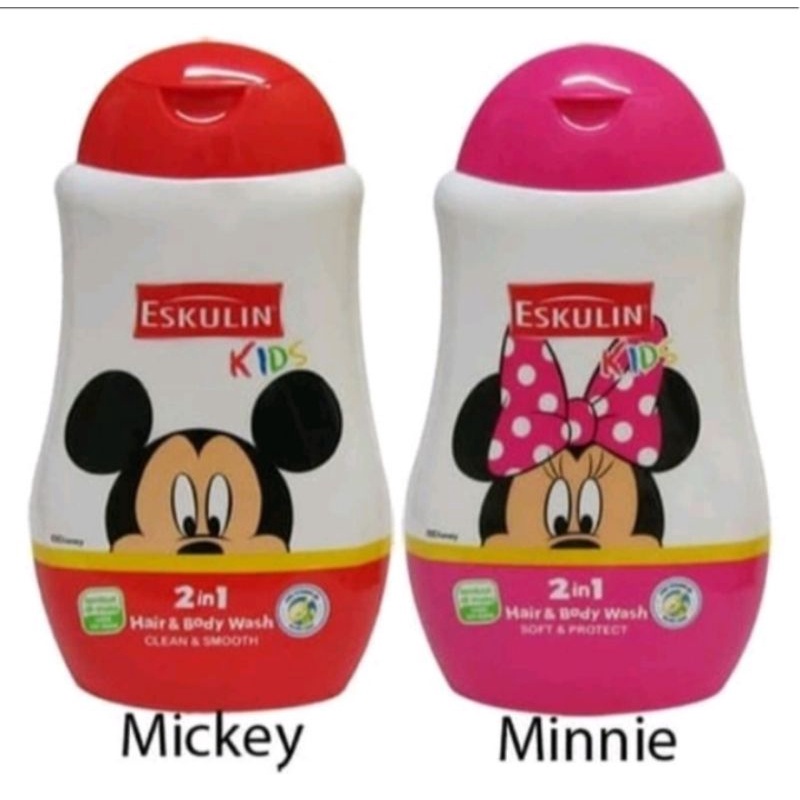 Eskulin kids 2in1 hair &amp; body wash 280ml expired 2025