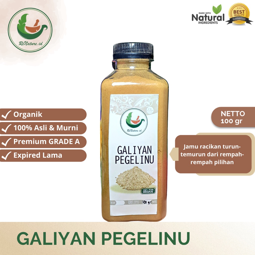 

PROMO!!! 100 GRAM JAMU GALIAN PEGELINU RENATURE ID - PEGEL LINU