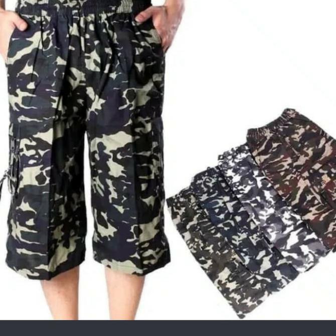 celana pendek loreng pria 7/8 TERMURAH DAN TERLARIS