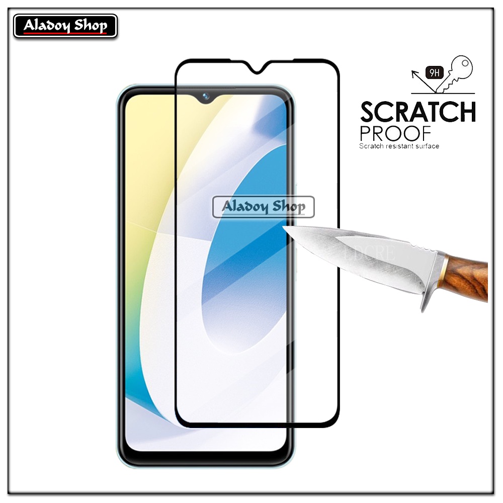 PAKET 2 IN 1 Tempered Glass Layar Vivo Y22/Y22S + Skin Carbon Film 3D