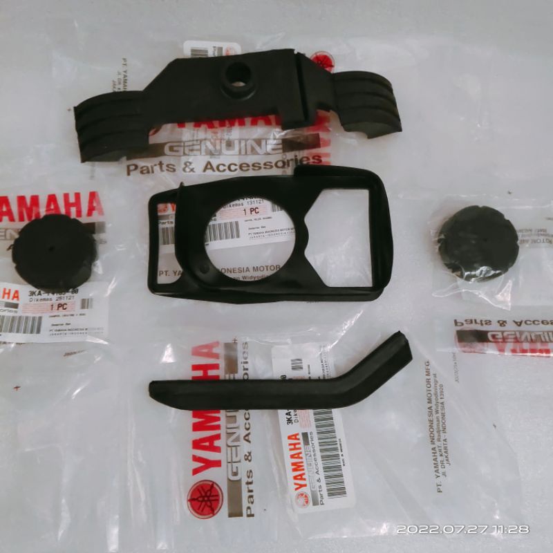 KARET DAMPER GANJAL TANGKI SET YAMAHA RX KING ORIGINAL
