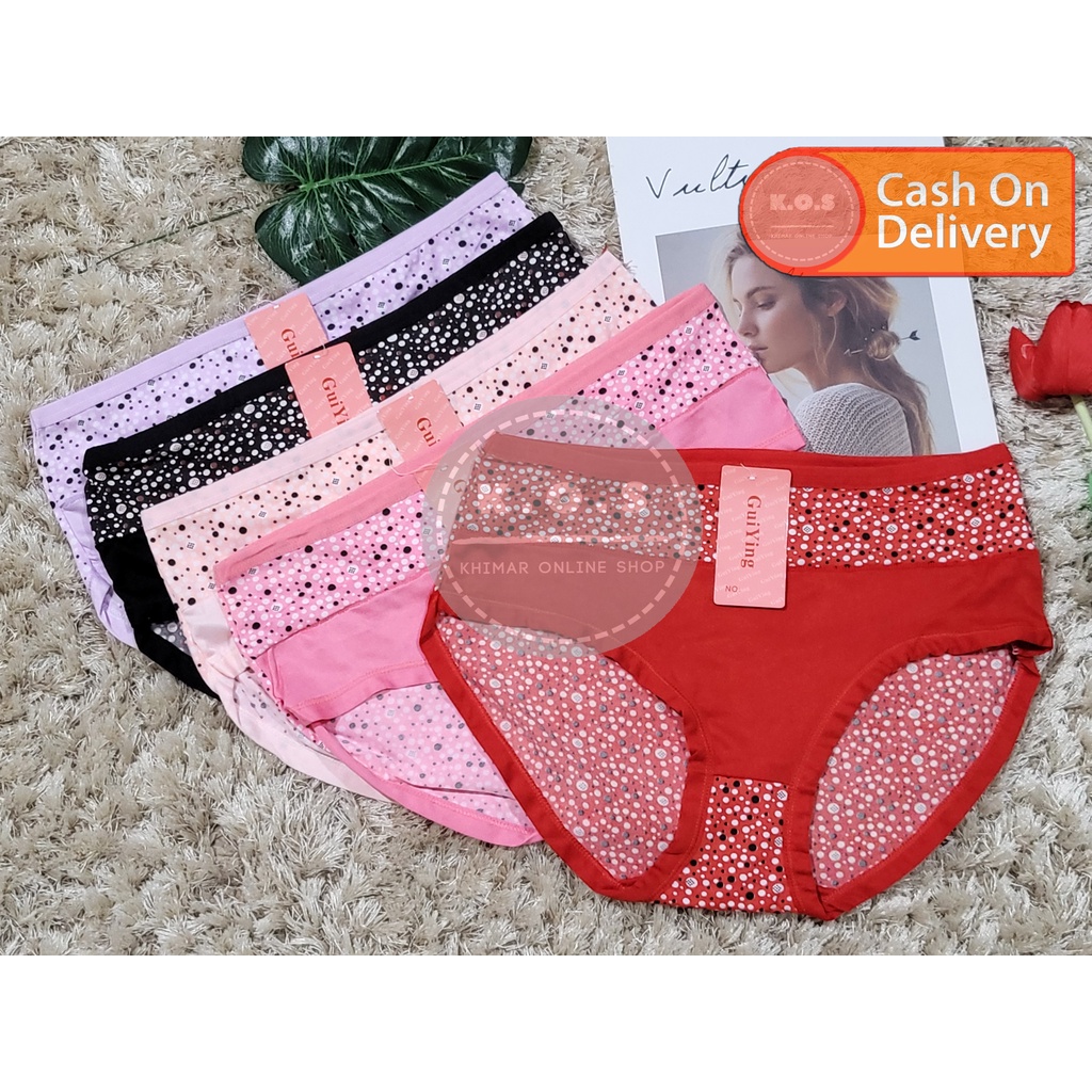 Celana dalam wanita kombinasi motif free size