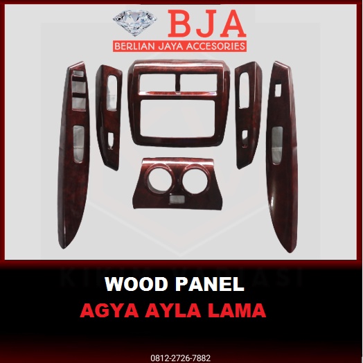 wood panel agya ayla 6pcs