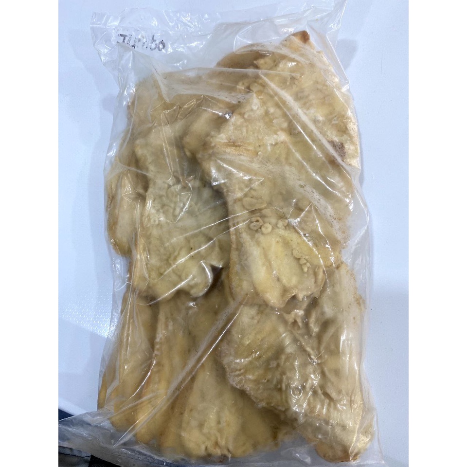 

pisang kipas, pisang frozen, praktis tinggal goreng