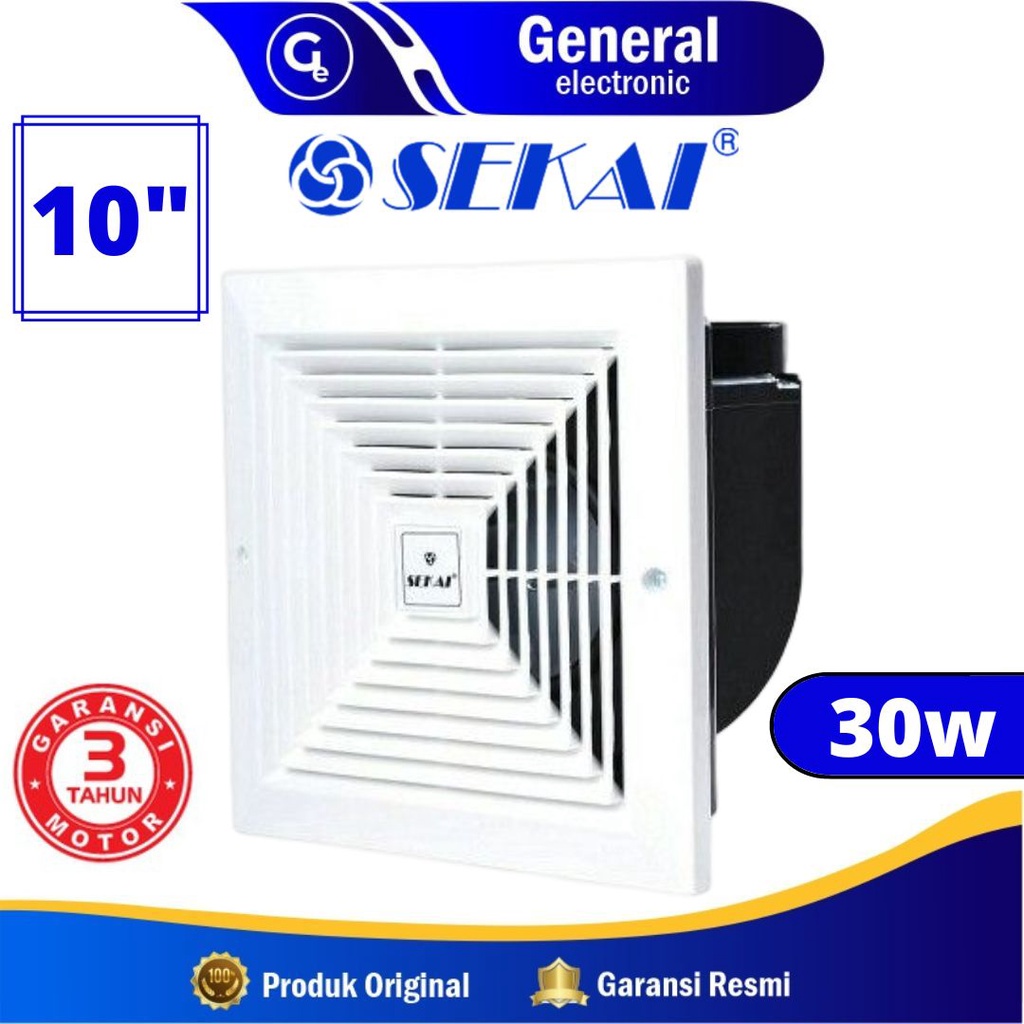 SEKAI Exhaust Fan 10&quot; 1091 / Kipas Angin SEKAI MVF 1091