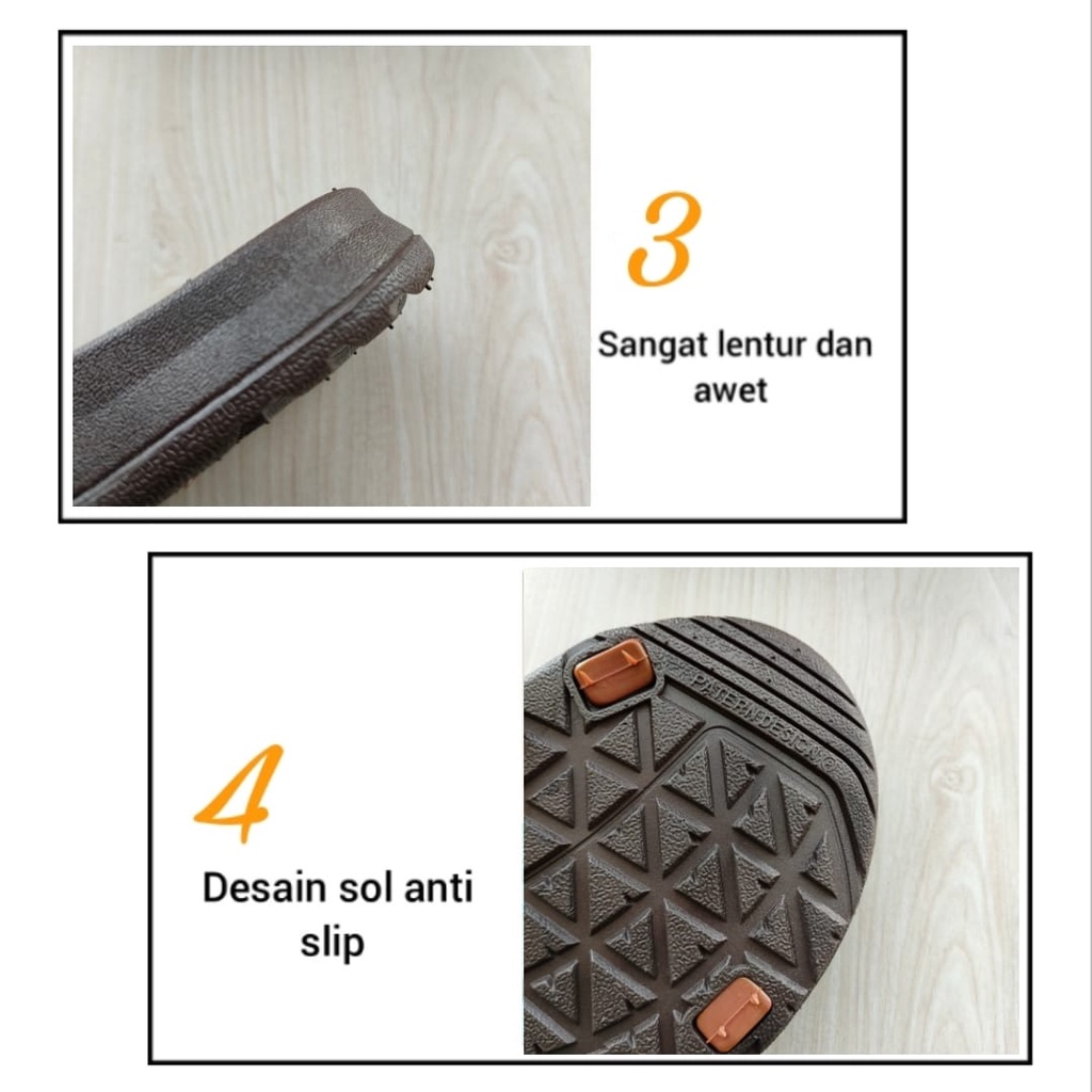 gos NEW ERA MB E 6040 Sandal Casual Pria GESPER Ban Dua Sandal Slop Laki-laki Anti Slip Original Sandal Gunung